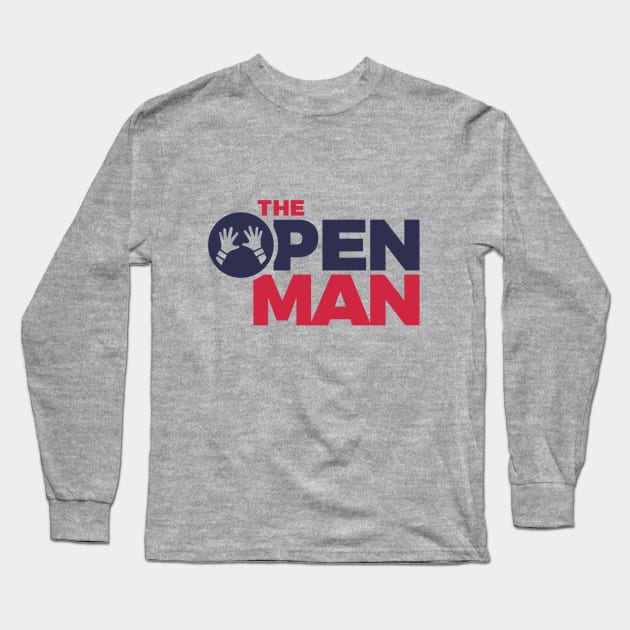 The Open Man Logo Long Sleeve T-Shirt by kkensing